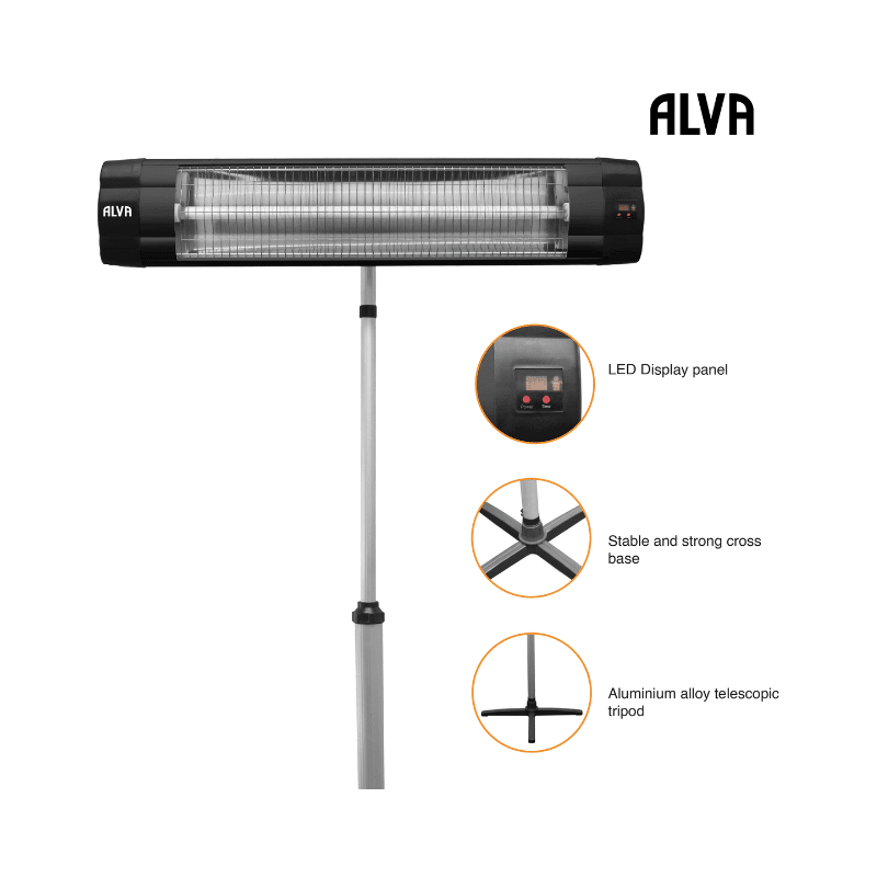 Alva Electrical Infrared Heater - Image 3