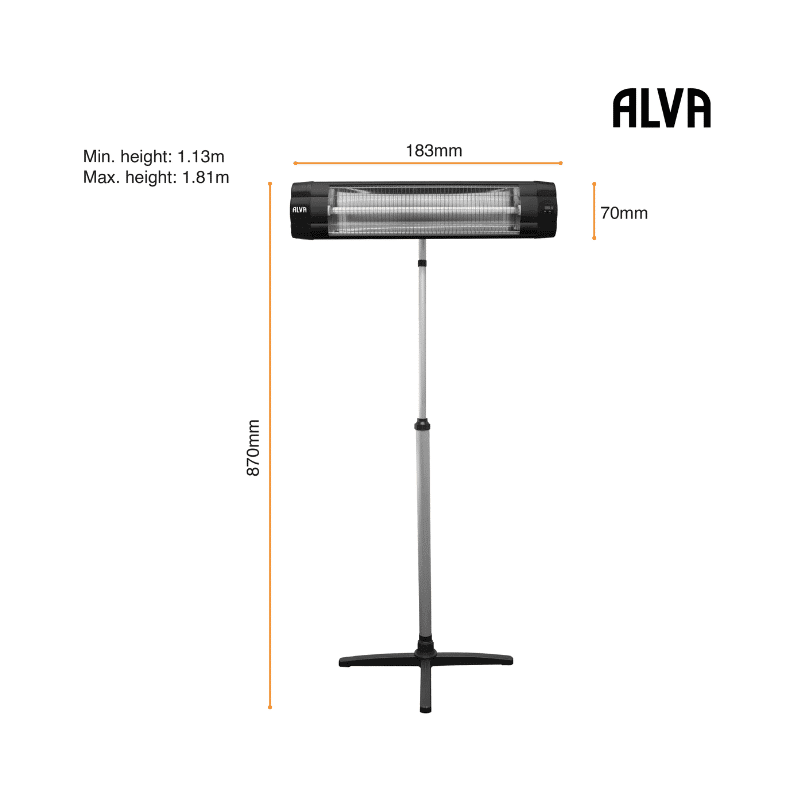 Alva Electrical Infrared Heater - Image 4