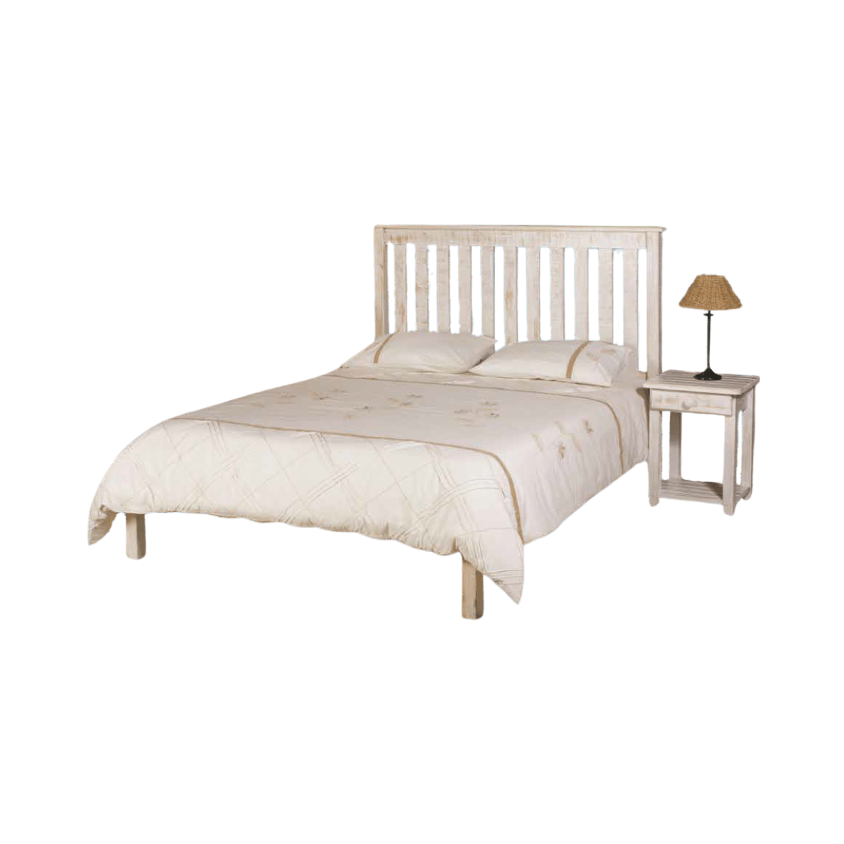 BNB Charlene Low Foot Bed Frame Rustic