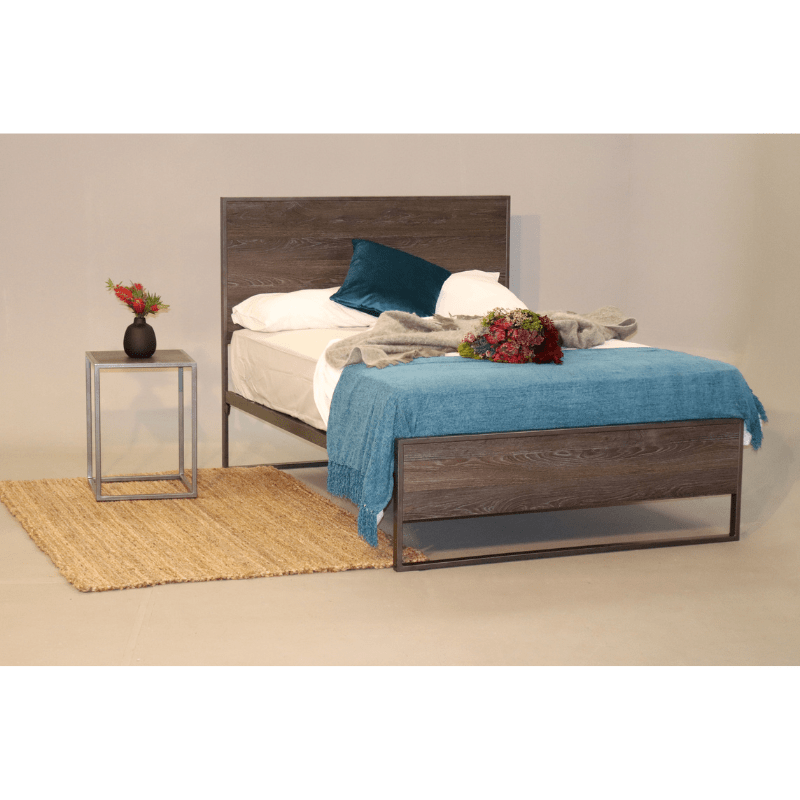 Eden Bed and Cube Pedestal