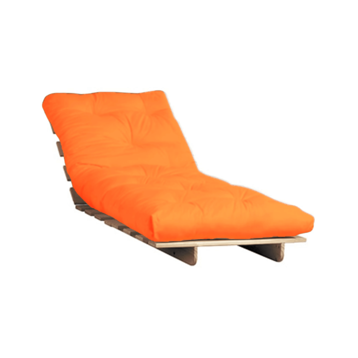 Orange Single Futon 2 Piece Set