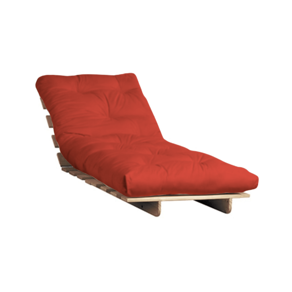 Red Single Futon 2 Piece Set