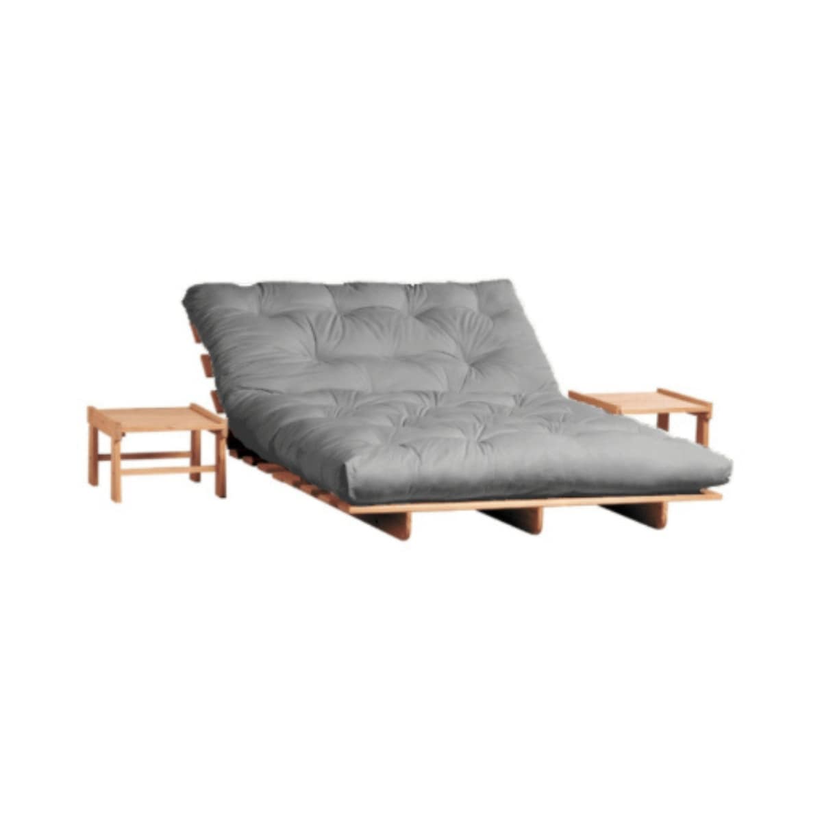 Futon 4 Piece Set - Grey