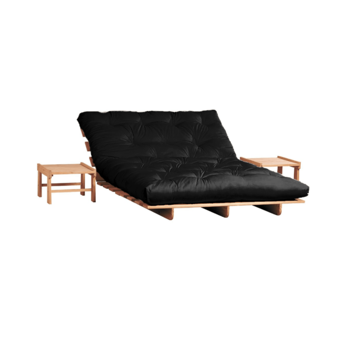 Black Futon Set with pedestals