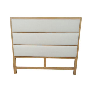Giselle Queen Beige Upholstered Headboard