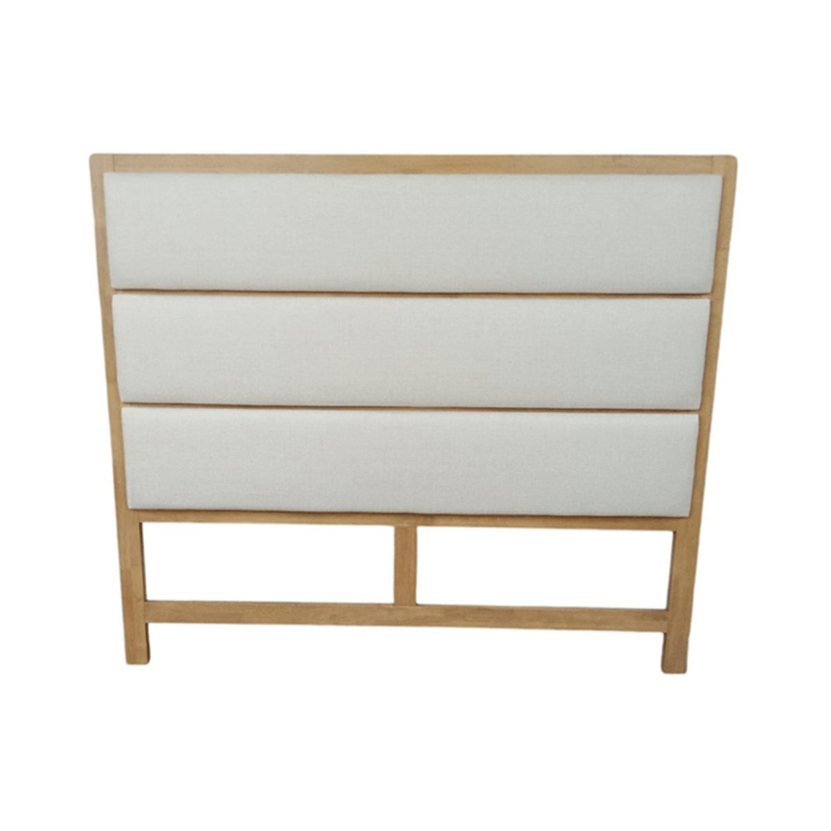 Giselle Queen Beige Upholstered Headboard