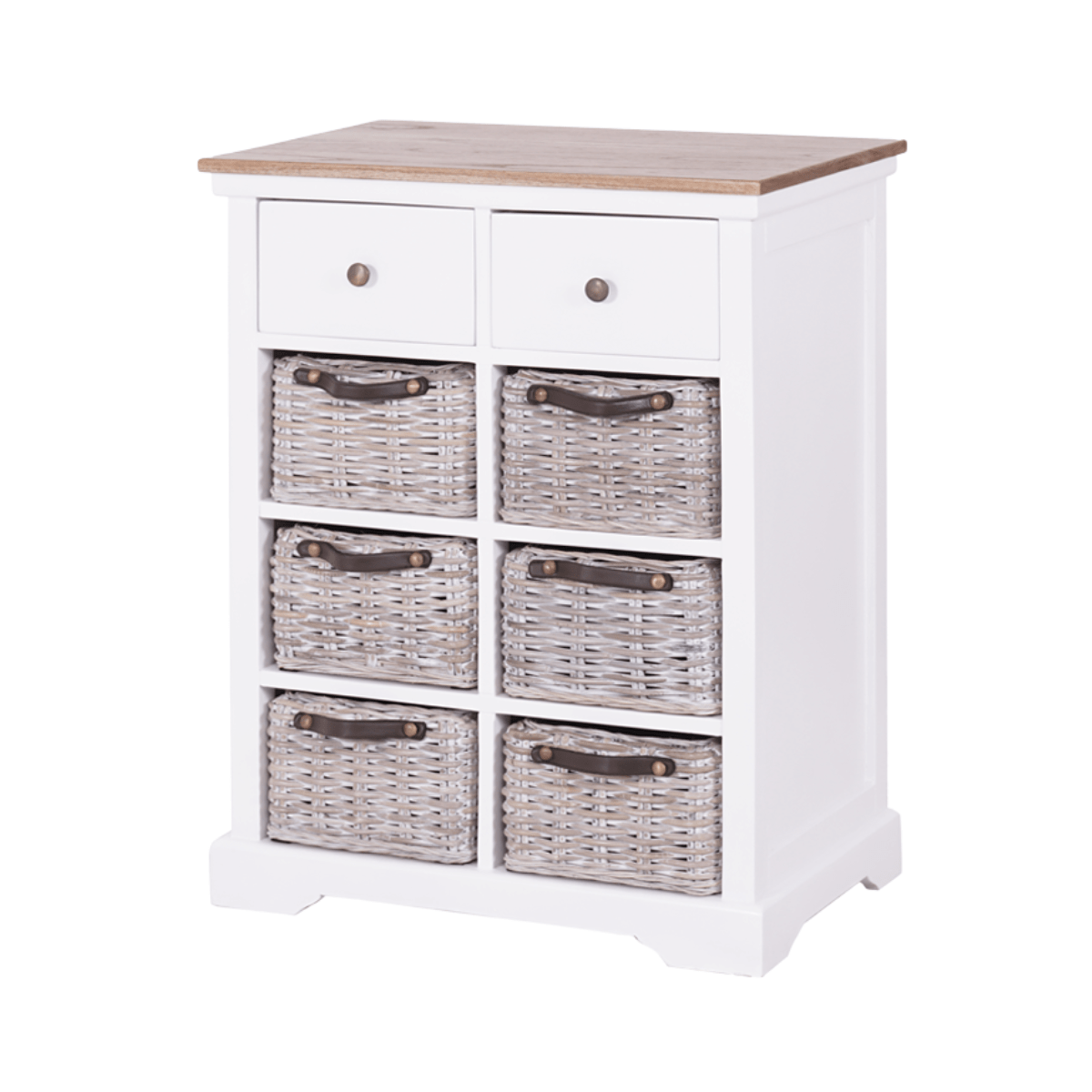 HII Anique 8 white Draw Chest