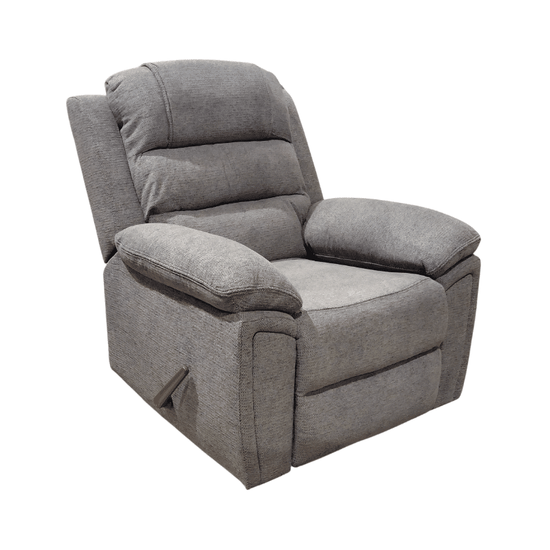 HII Dixie Recliner with Lever Handle – Fabric Grey
