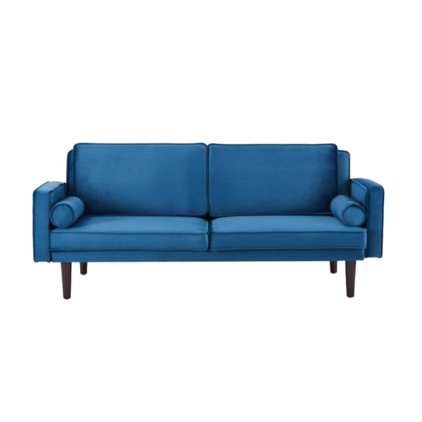 Jaguar-Sleeper-Couch-Blue-Velvet