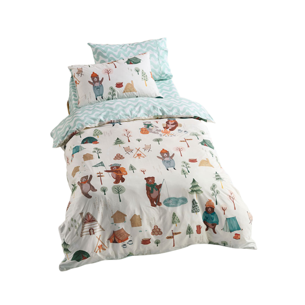 Linenhouse Camping Bears Duvet Cover Set