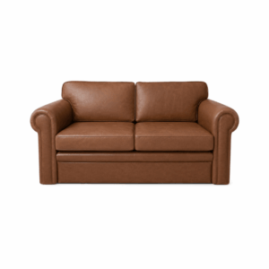 Misty Leather Sleeper Couch