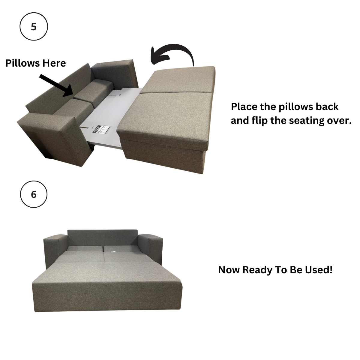 Sleeper Couch Instructions