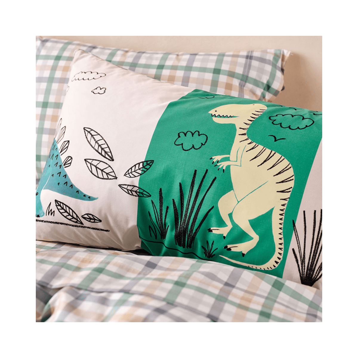 Linenhouse Prehistoric Patchwork Duvet Cover Set - Image 3