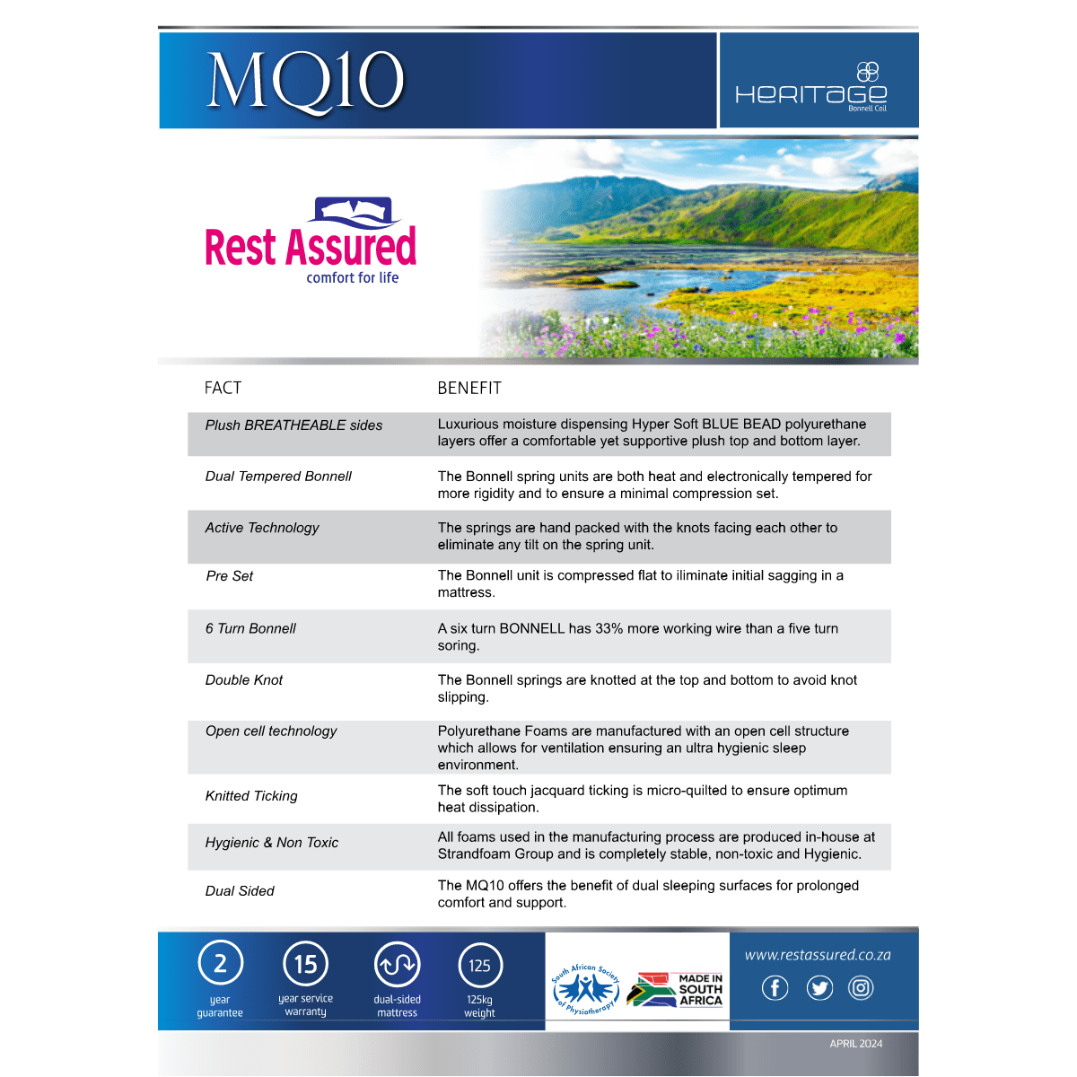 Rest Assured MQ10