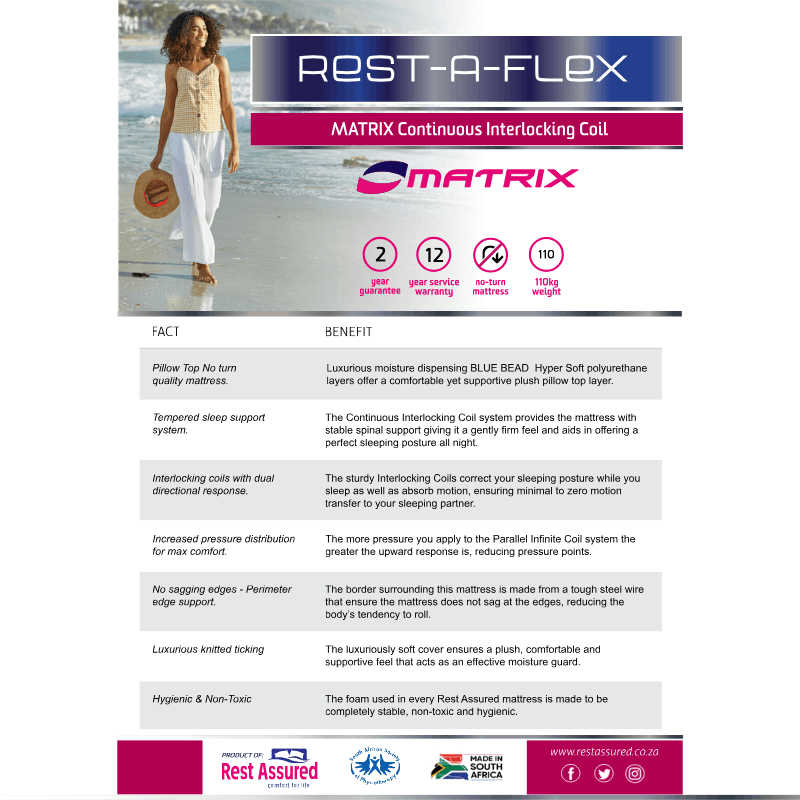 Rest Assured Rest-A-Flex Medium Facts and Benifits