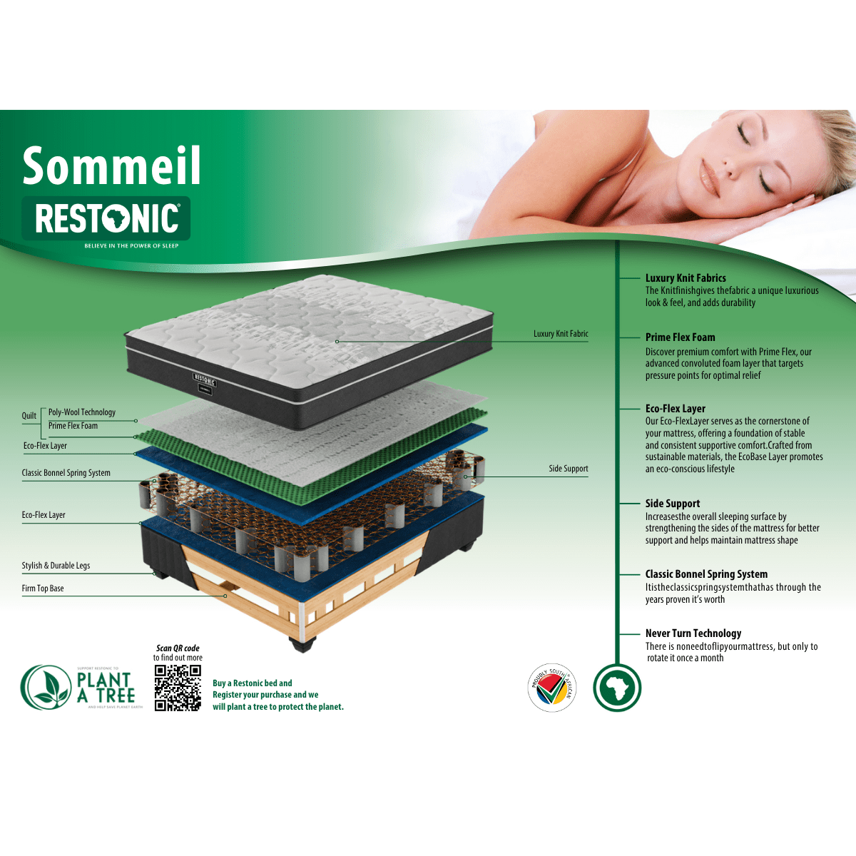Restonic Sommeil Firm Double - Image 3