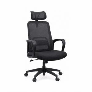 SELBORNE HIGH BACK OFFICE CHAIR - MESH BLACK