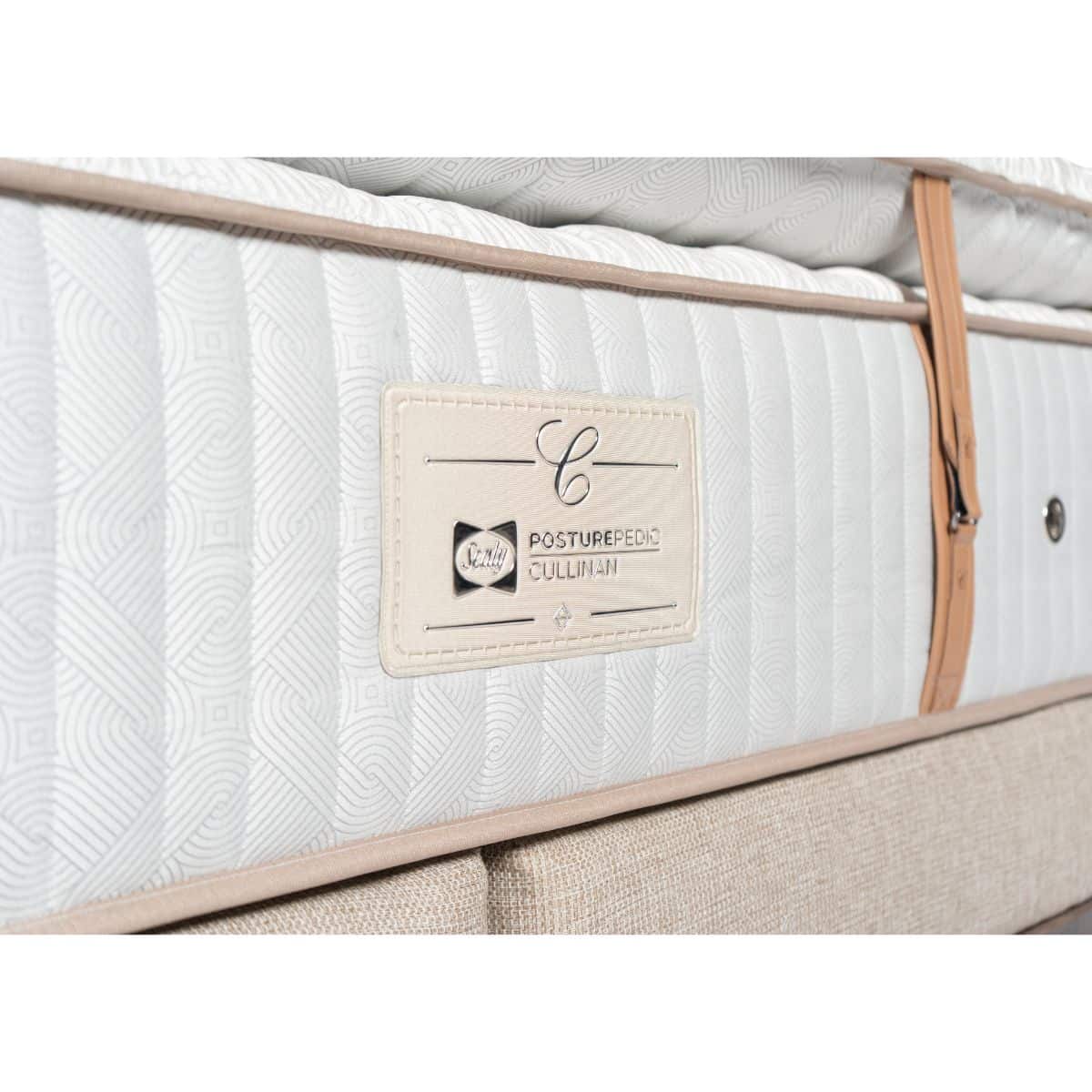Sealy Cullinan Lux Plush King with Low Profile Base Close Up
