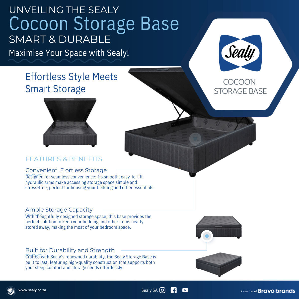 Sealy Storage Base Facts and Benefits