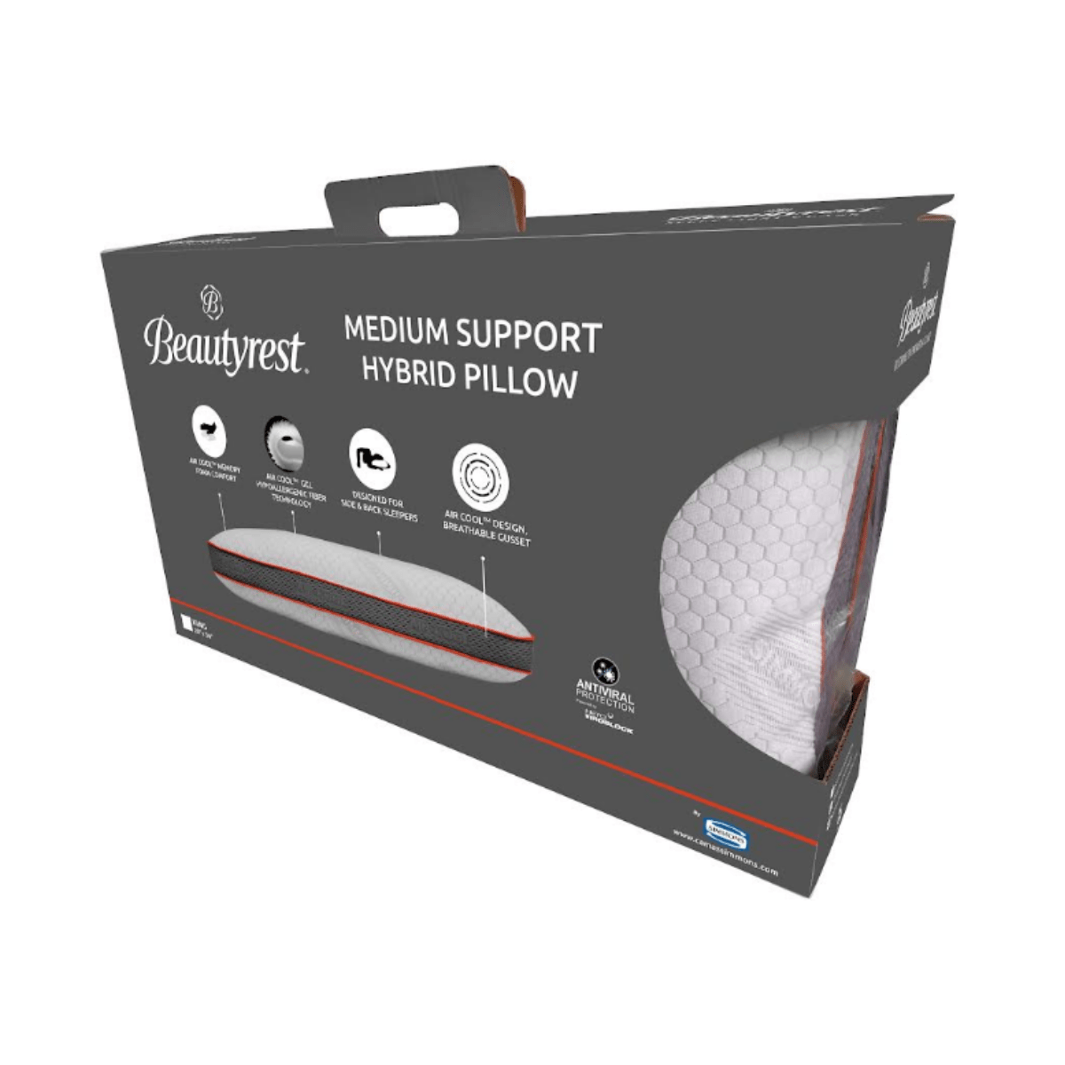 Simmons Beautyrest Hybrid Medium Pillow - Image 2